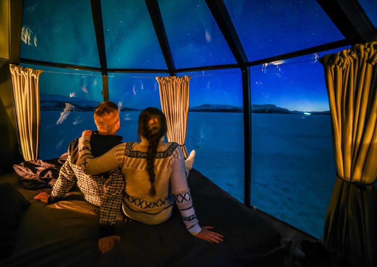 Aurora Igloo With Private Hot Tub By Invisible Forest Lodge Rovaniemi Kültér fotó